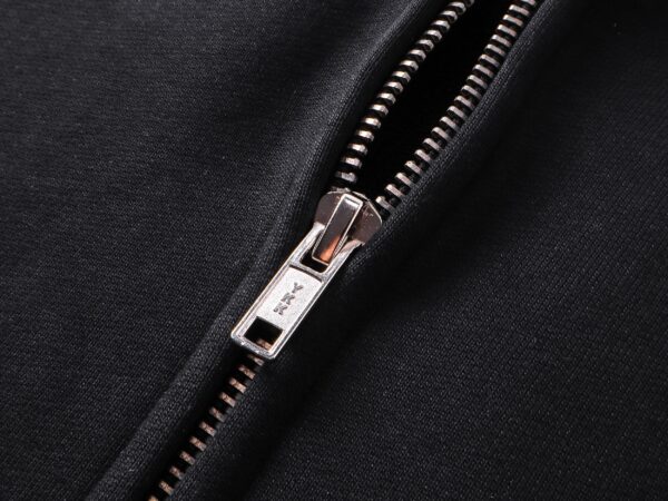Basics - editions - 1000 GSM ZIP UP – “BLACK” – Image 3