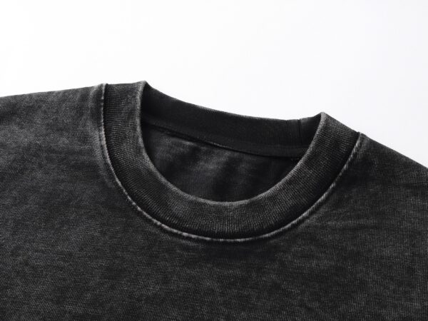 Basics-Editions - 360 GSM T-SHIRT - “BLACK ACID” – Image 7